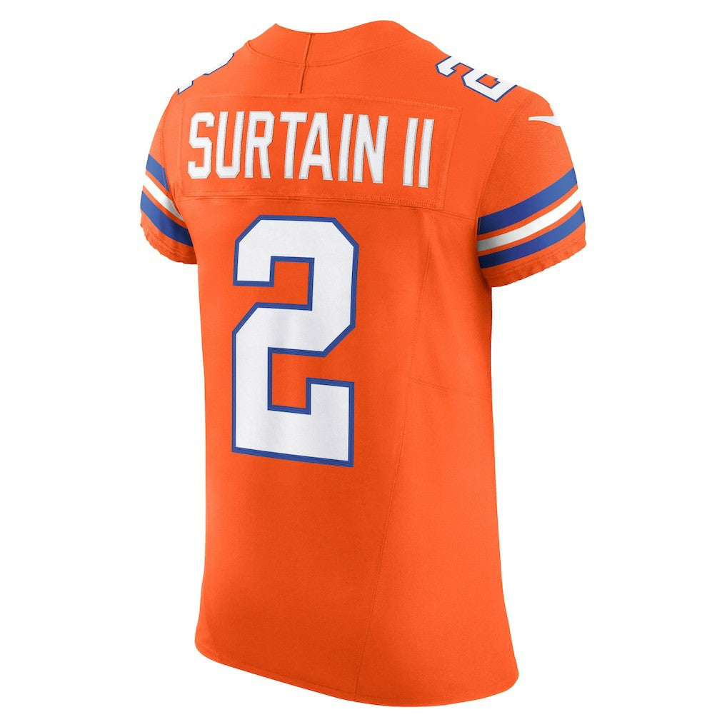 Patrick Surtain II Denver Broncos Vapor F.U.S.E. Elite Jersey Vapor F.U.S.E. Elite Jersey - Orange for sale