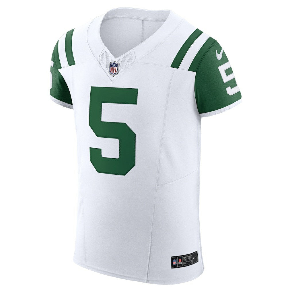 Garrett Wilson New York Jets Classic Alternate Vapor F.U.S.E. Elite Jersey - White discount
