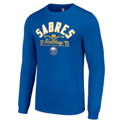 Buffalo Sabres Starter Puck Long Sleeve T-Shirt - Royal T-shirts
