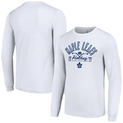Toronto Maple Leafs Starter Puck Long Sleeve T-Shirt - White T-shirts