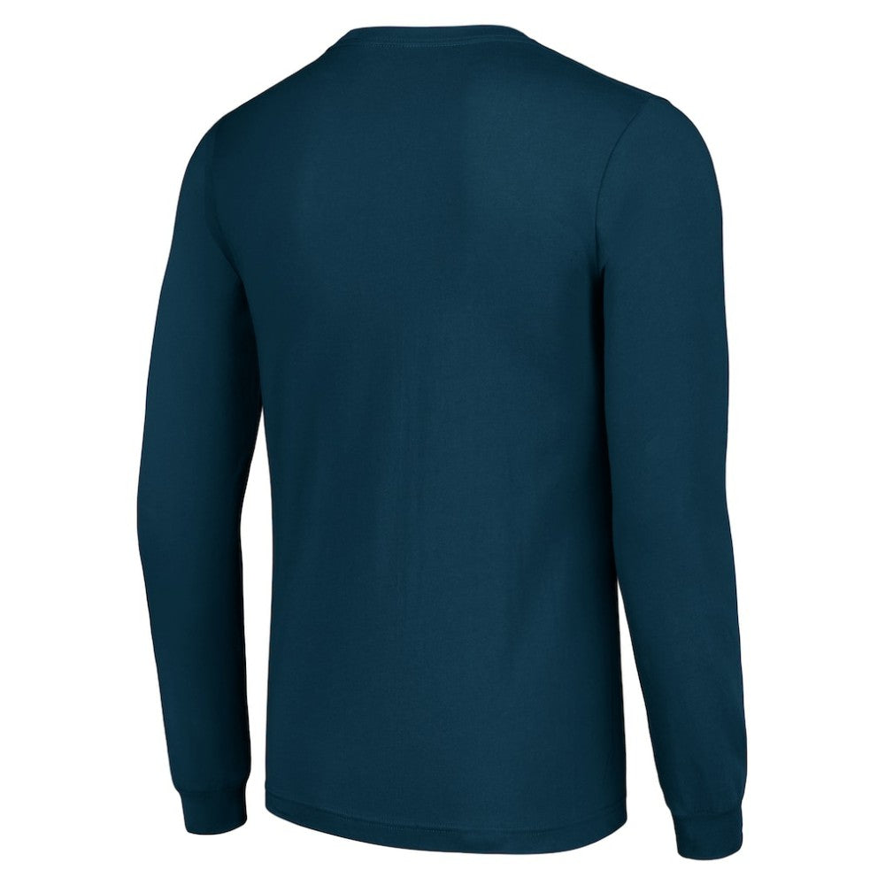 Seattle Kraken Starter Puck Long Sleeve T-Shirt - Deep Sea Blue T-shirts