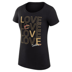 Cleveland Cavaliers G-III 4Her by Carl Banks Women's Super-Slim Fit Lightweight Basketball Love T-Shirt sale - Black cheap