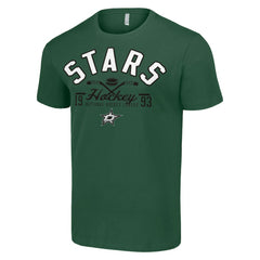 Dallas Stars Starter Half Puck T-Shirt - Green T-shirts