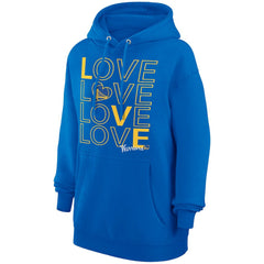 Golden State Warriors G-III 4Her by Carl Banks Women's Basketball Love Fleece Pullover Hoodie sale - Royal cheap