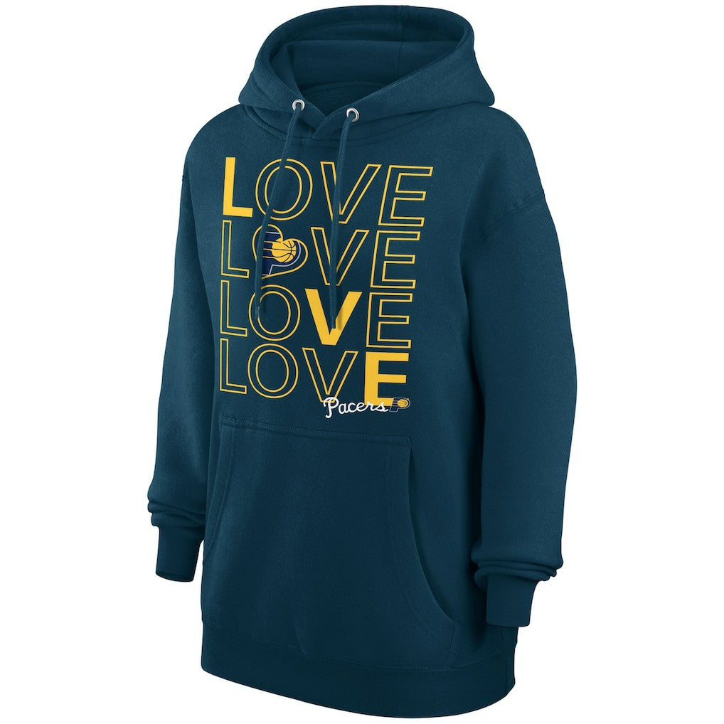 Indiana Pacers G-III 4Her by Carl Banks Women's Basketball Love Fleece Pullover Hoodie - Navy outlet
