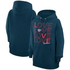 Oklahoma City Thunder G-III 4Her by Carl Banks Women's Basketball Love Fleece Pullover Hoodie - Navy shop