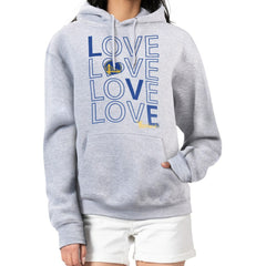 Golden State Warriors G-III 4Her by Carl Banks Women's Basketball Love Fleece Pullover Hoodie sale - Heather Gray sale