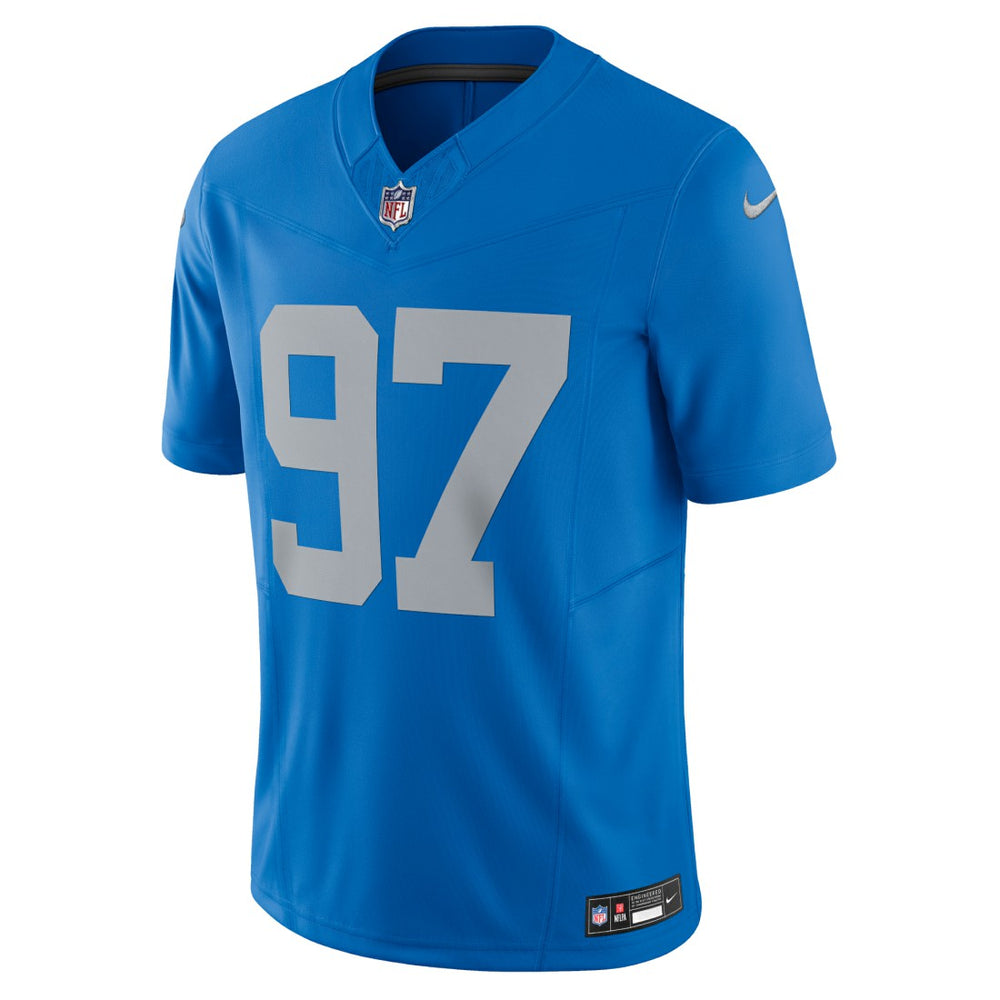 Aidan Hutchinson Detroit Lions Vapor F.U.S.E. Alternate Limited Jersey - Blue on sale