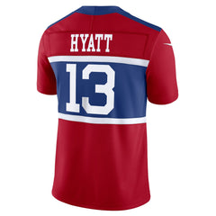 Jalin Hyatt New York Giants Alternate Vapor F.U.S.E. Limited Jersey - Century Red cheap