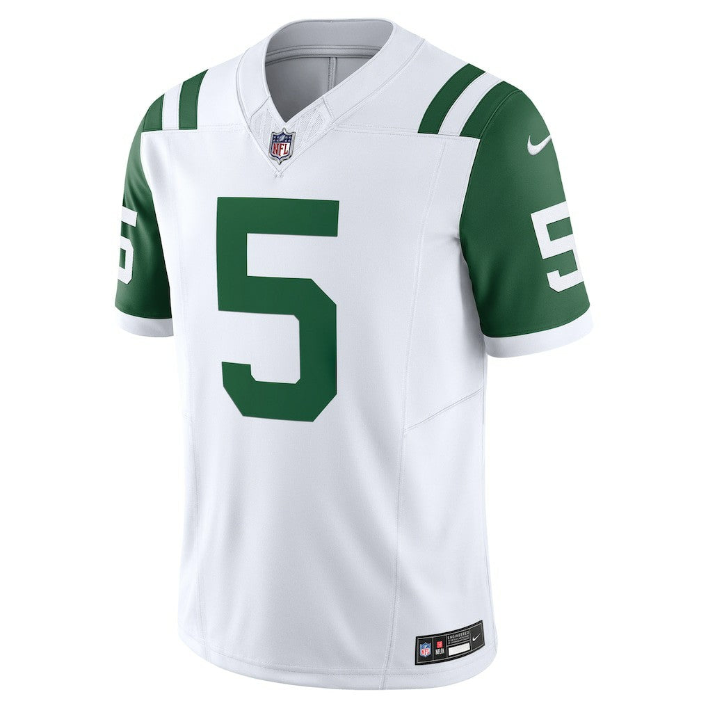 Garrett Wilson New York Jets Classic Alternate Vapor F.U.S.E. Limited Jersey - White for sale