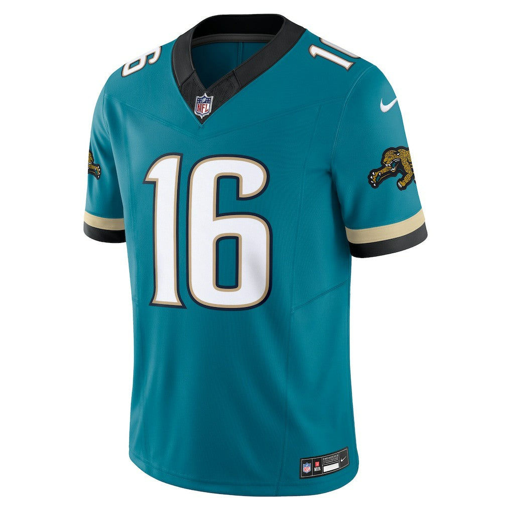 Trevor Lawrence Jacksonville Jaguars Prowler Throwback Vapor F.U.S.E. Limited Jersey - Teal for sale