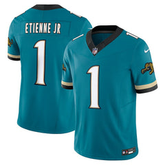 Travis Etienne Jacksonville Jaguars Prowler Throwback Vapor F.U.S.E. Limited Jersey - Teal for sale