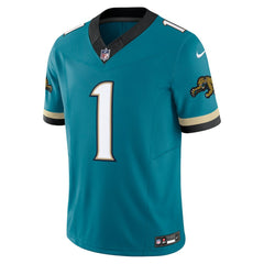 Travis Etienne Jacksonville Jaguars Prowler Throwback Vapor F.U.S.E. Limited Jersey - Teal for sale