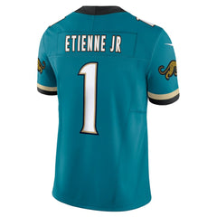 Travis Etienne Jacksonville Jaguars Prowler Throwback Vapor F.U.S.E. Limited Jersey - Teal for sale