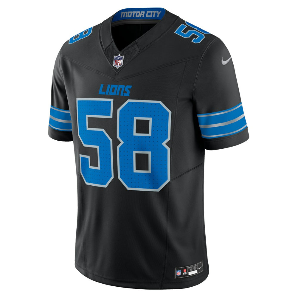 Penei Sewell Detroit Lions Vapor F.U.S.E. Alternate Limited Jersey - Black online