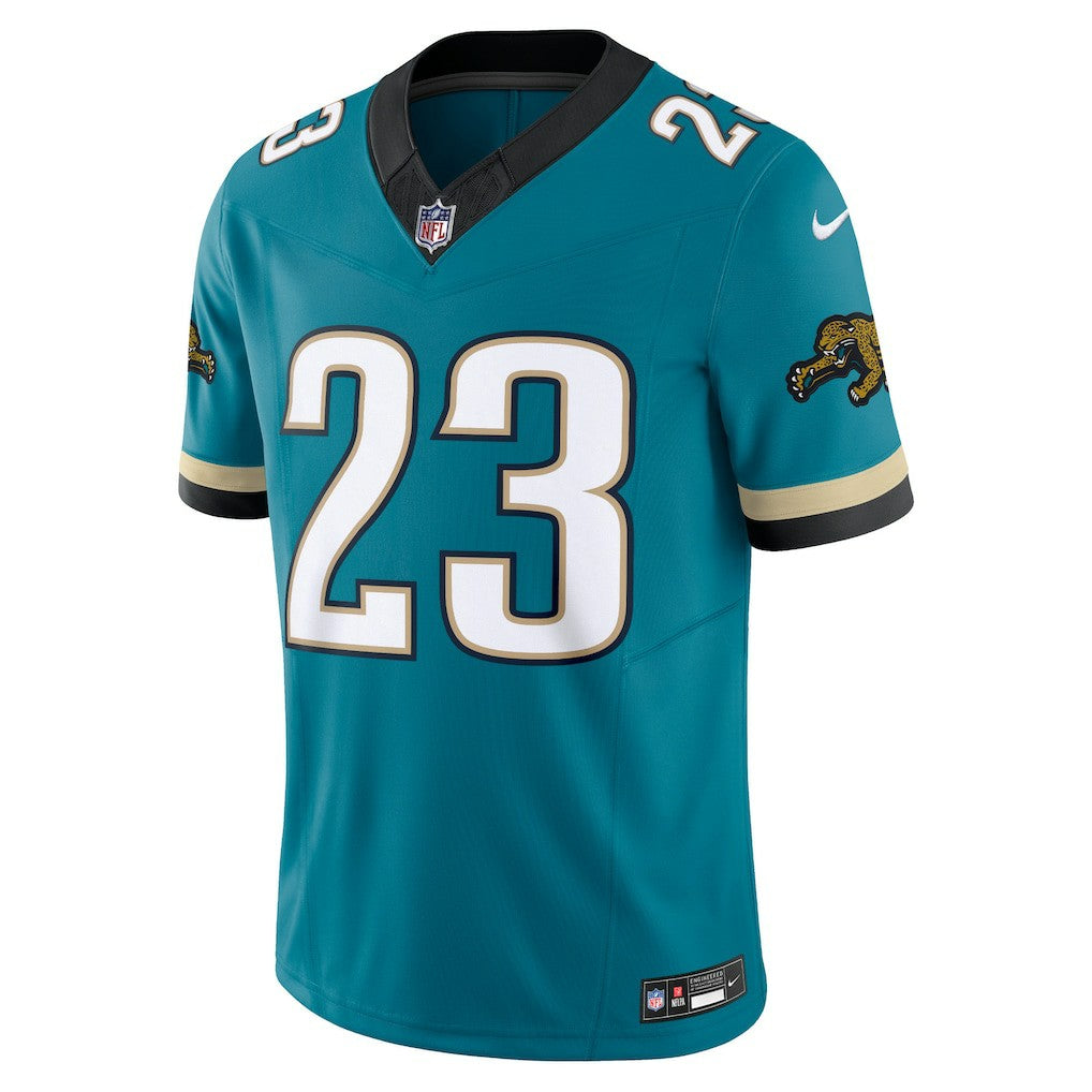 Foye Oluokun Jacksonville Jaguars Prowler Throwback Vapor F.U.S.E. Limited Jersey - Teal on sale