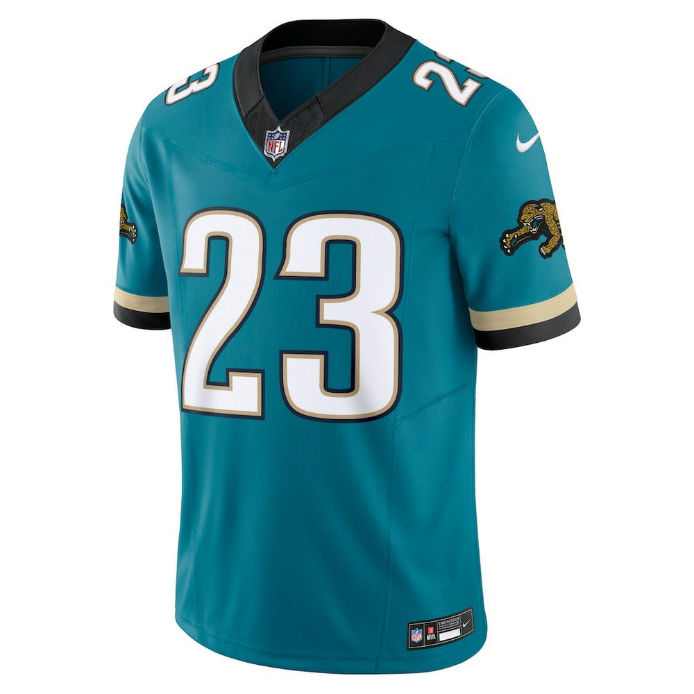 Foye Oluokun Jacksonville Jaguars Prowler Throwback Vapor F.U.S.E. Limited Jersey - Teal on sale