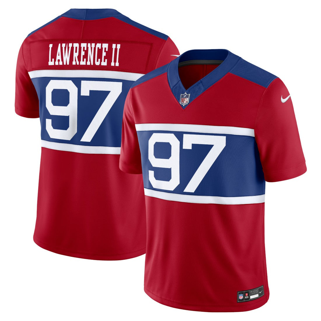 Dexter Lawrence II New York Giants Alternate Vapor F.U.S.E. Limited Jersey - Century Red outlet