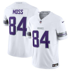 Randy Moss Minnesota Vikings Alternate Vapor F.U.S.E. Retired Player Limited Jersey - White online