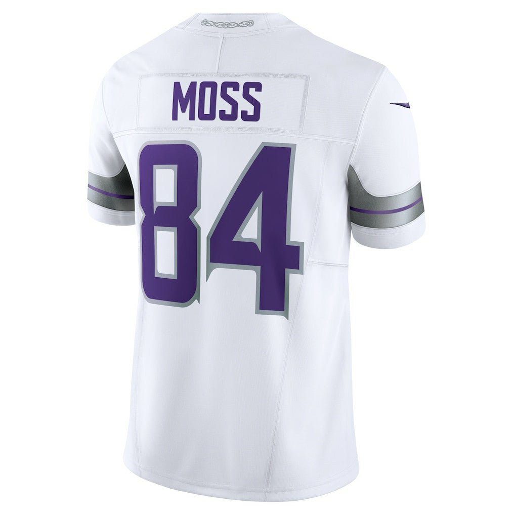 Randy Moss Minnesota Vikings Alternate Vapor F.U.S.E. Retired Player Limited Jersey - White online
