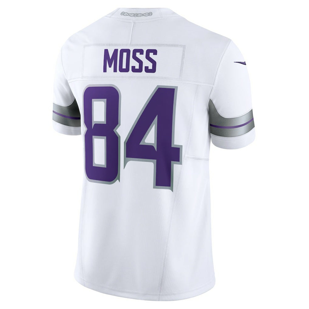 Randy Moss Minnesota Vikings Alternate Vapor F.U.S.E. Retired Player Limited Jersey - White online