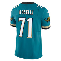 Tony Boselli Jacksonville Jaguars Prowler Throwback Vapor F.U.S.E. Limited Retired Player Jersey - Teal online