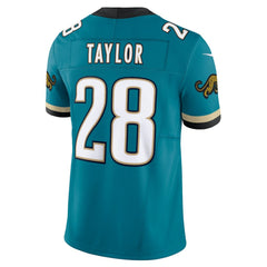 Fred Taylor Jacksonville Jaguars Prowler Throwback Vapor F.U.S.E. Limited Retired Player Jersey - Teal online