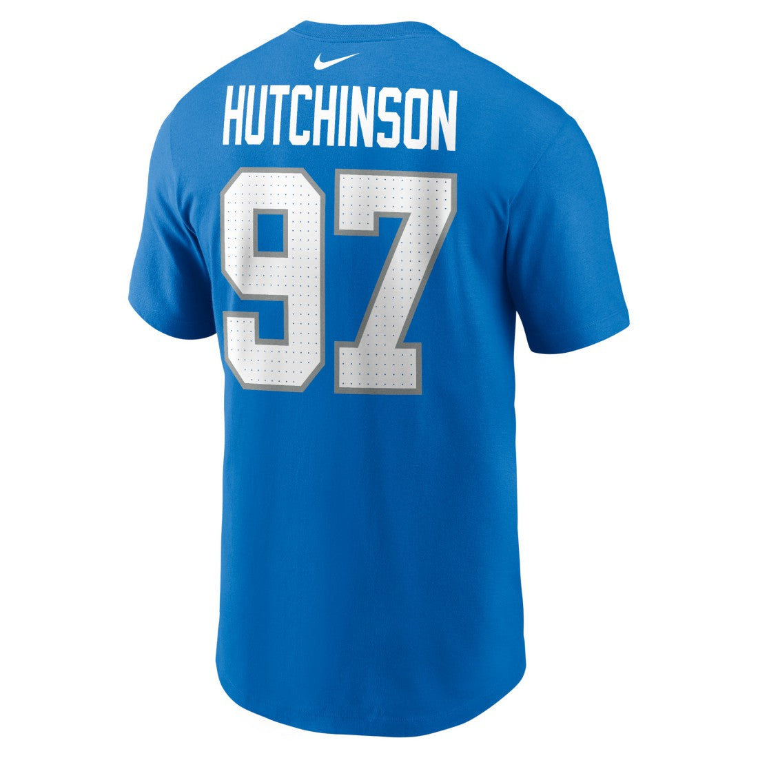 Aidan Hutchinson Detroit Lions Name & Number T-Shirt - Blue sale