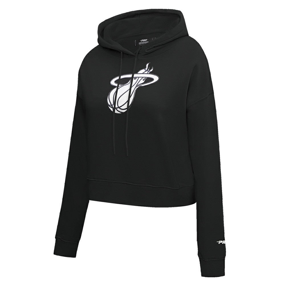 Miami Heat Pro Standard Women's 2023/24 City Edition Cropped Pullover Hoodie - Black cheap