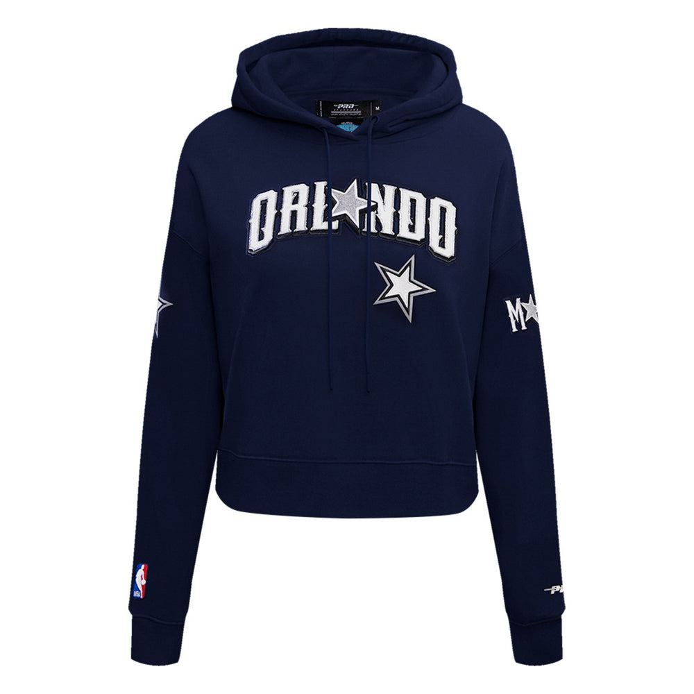 Orlando Magic Pro Standard Women's 2023/24 City Edition Cropped Pullover Hoodie - Navy discount