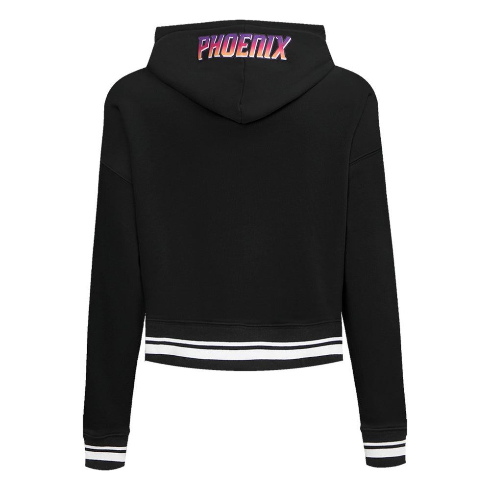 Phoenix Suns Pro Standard Women's 2023/24 City Edition Cropped Pullover Hoodie - Black shop