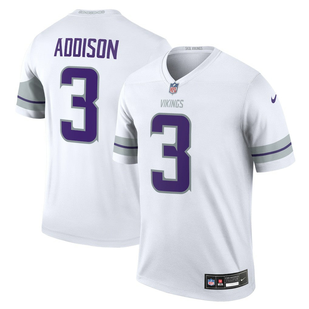 Jordan Addison Minnesota Vikings Legend Player Performance Top - White for sale