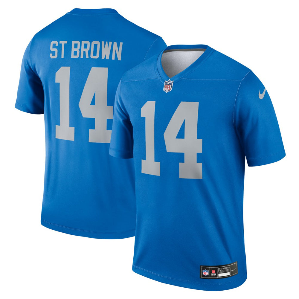 Amon-Ra St. Brown Detroit Lions Legend Player Performance Top - Blue discount
