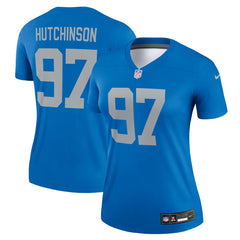 Aidan Hutchinson Detroit Lions Women's Alternate Legend Player Performance Top - Blue sale