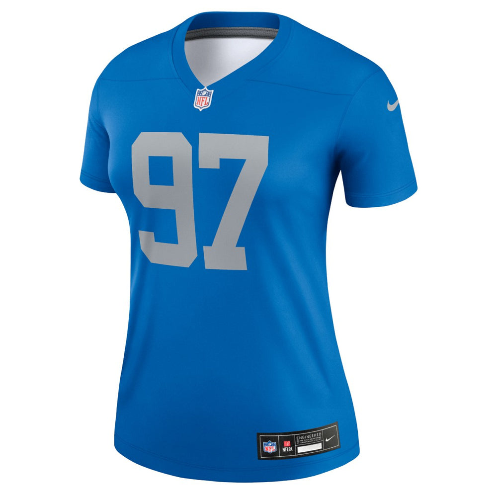 Aidan Hutchinson Detroit Lions Women's Alternate Legend Player Performance Top - Blue sale