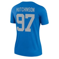 Aidan Hutchinson Detroit Lions Women's Alternate Legend Player Performance Top - Blue sale
