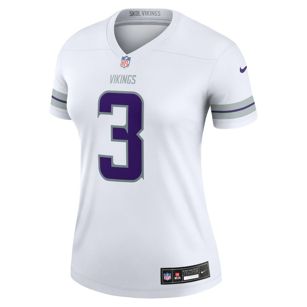 Jordan Addison Minnesota Vikings Women's Alternate Legend Player Performance Top - White for sale
