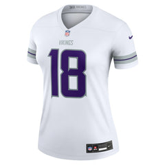 Justin Jefferson Minnesota Vikings Women's Alternate Legend Player Performance Top - White on sale