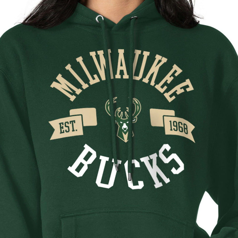 Milwaukee Bucks G-III 4Her by Carl Banks Women's City Pullover Hoodie - Green sale