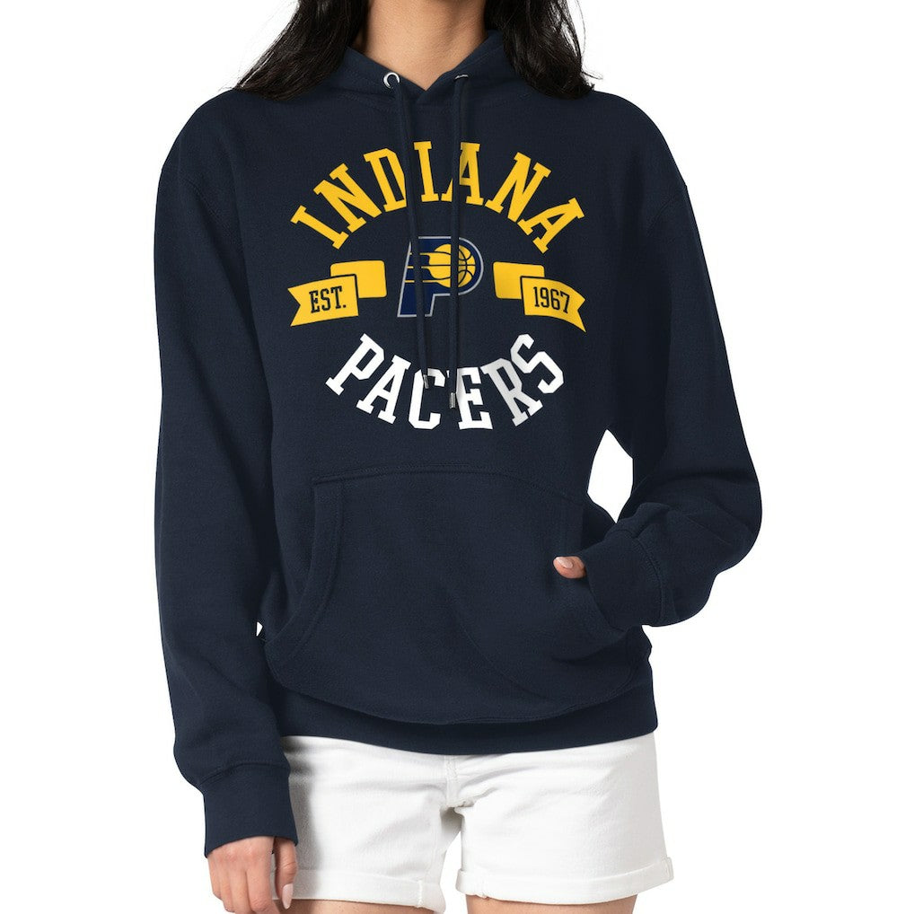 Indiana Pacers G-III 4Her by Carl Banks Women's City Pullover Hoodie - Navy on sale