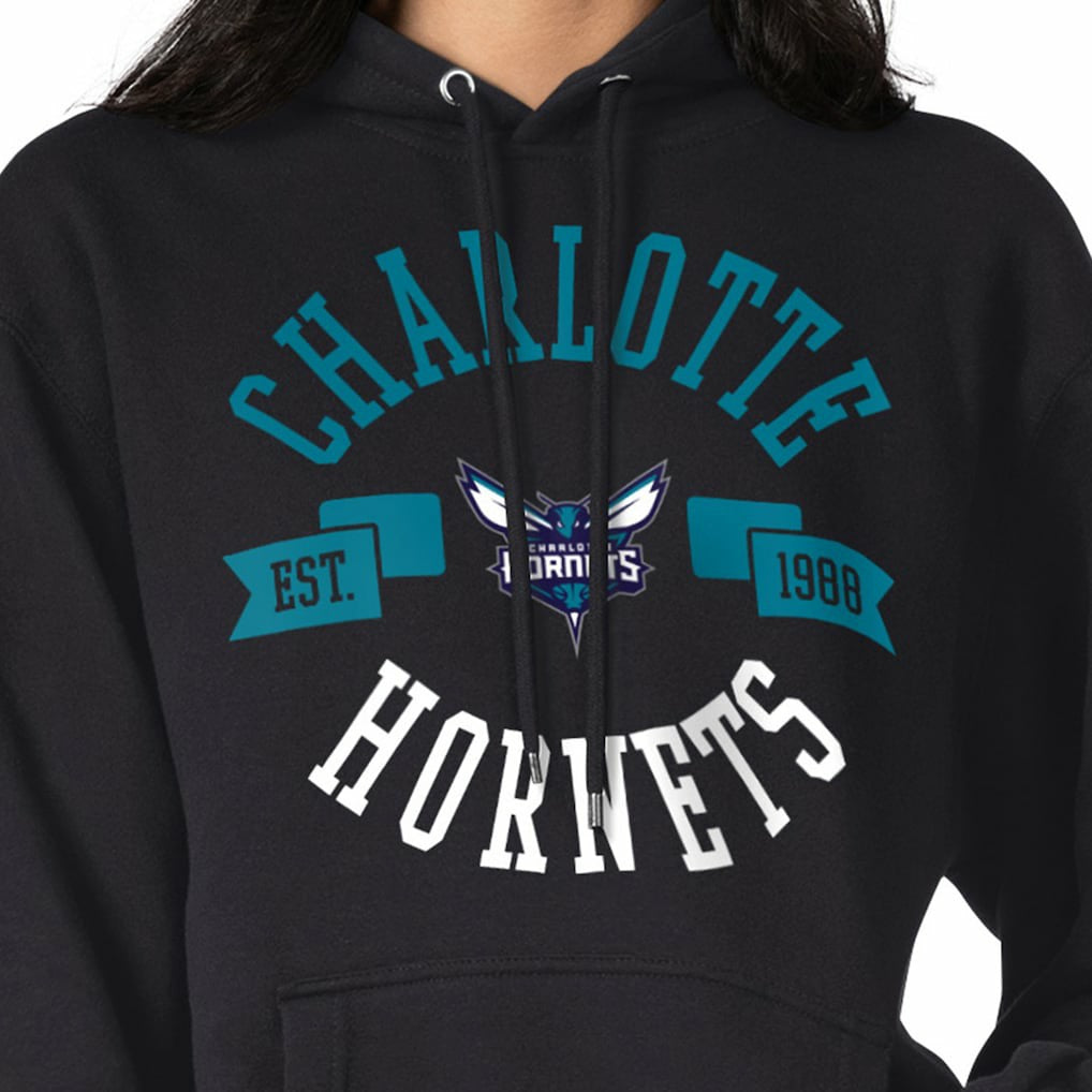 Charlotte Hornets G-III 4Her by Carl Banks Women's City Pullover Hoodie - Black for sale