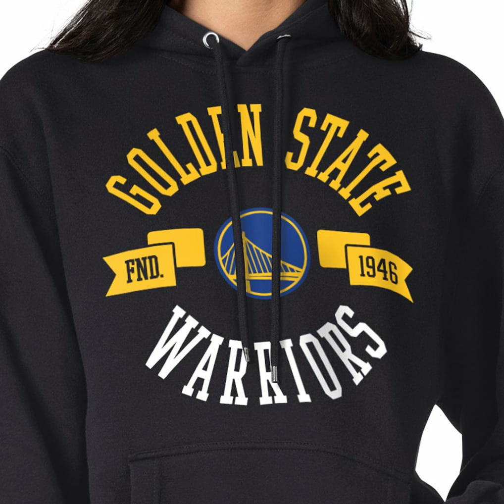 Golden State Warriors G-III 4Her by Carl Banks Women's City Pullover Hoodie sale - Black cheap