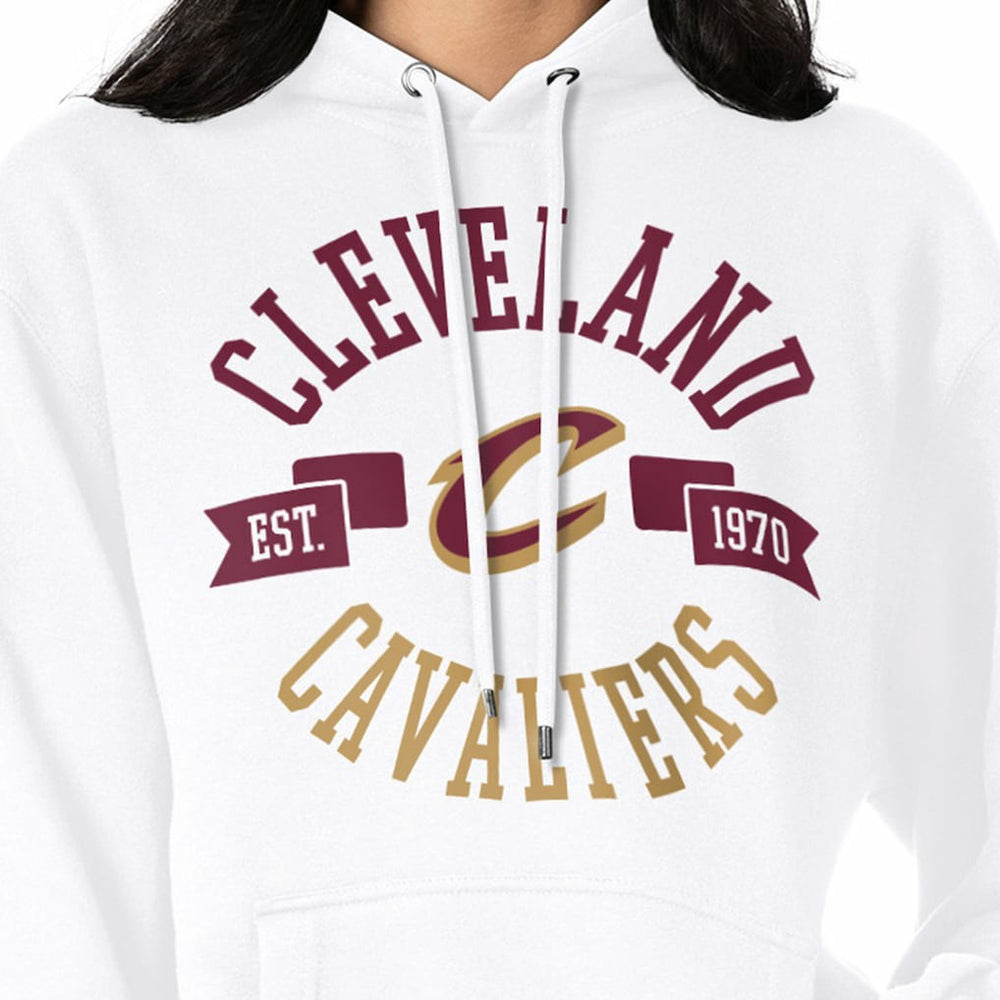 Cleveland Cavaliers G-III 4Her by Carl Banks Women's City Pullover Hoodie sale - White sale