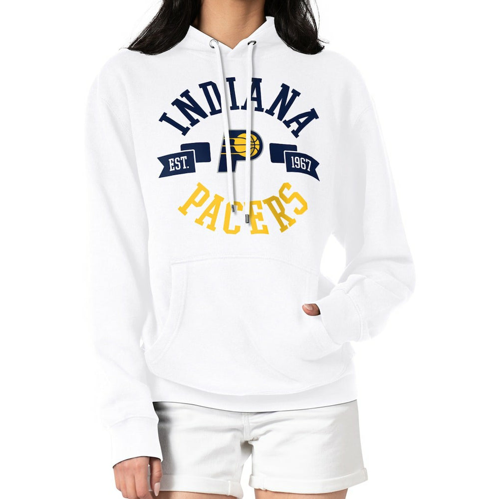 Indiana Pacers G-III 4Her by Carl Banks Women's City Pullover Hoodie - White sale