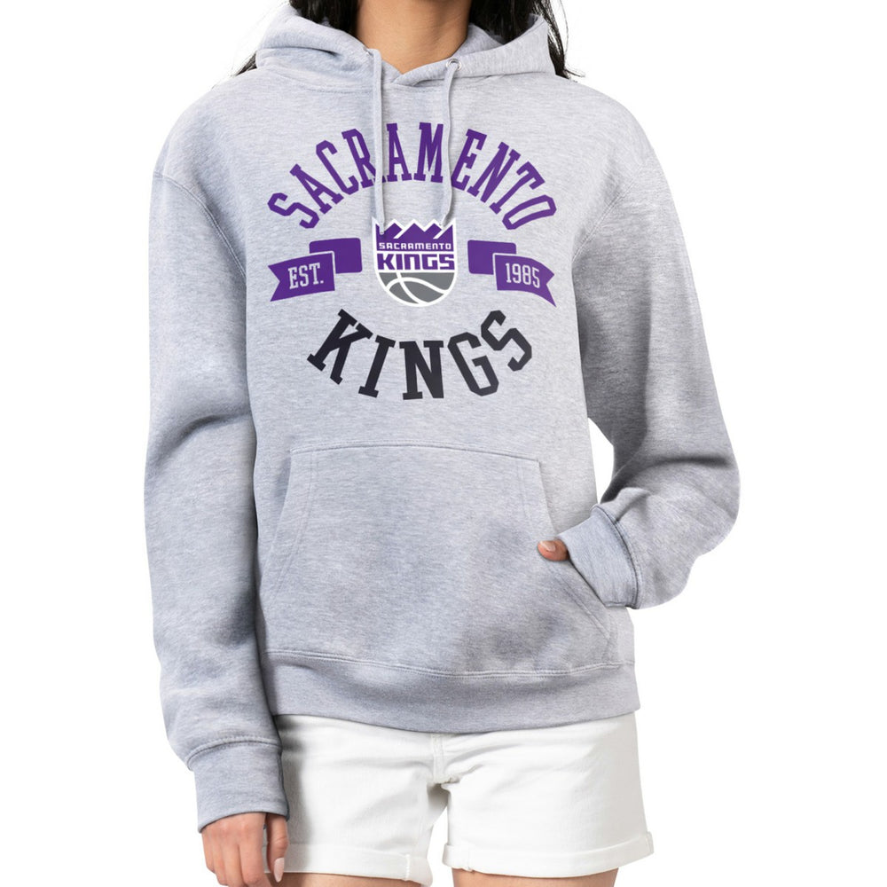 Sacramento Kings G-III 4Her by Carl Banks Women's City Pullover Hoodie - Heather Gray sale