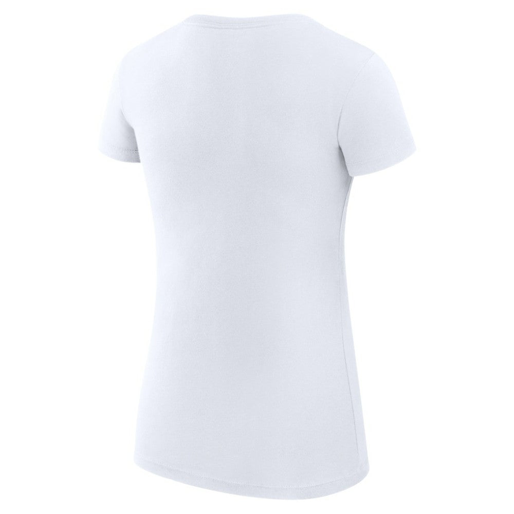 Minnesota Wild G-III 4Her by Carl Banks Women's Super-Slim Fit Lightweight Team Sport T-Shirt - White T-shirts