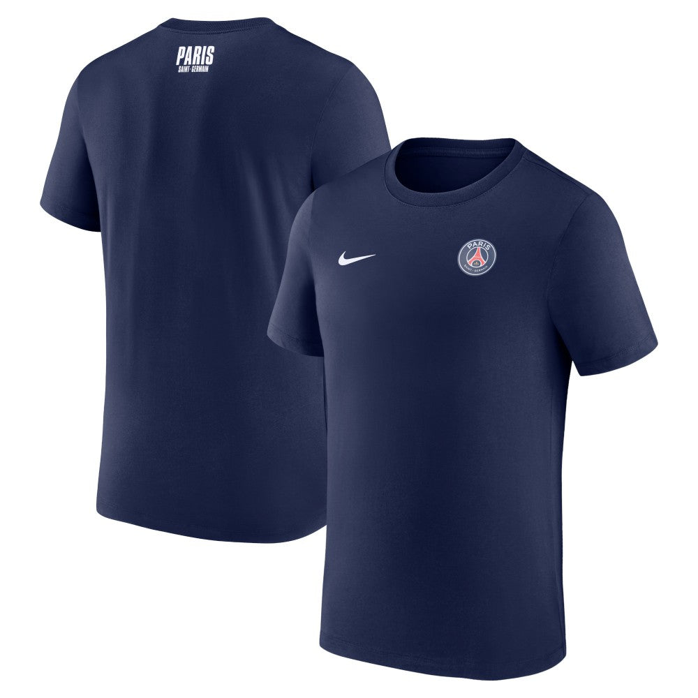 Paris Saint-Germain Club Essential T-Shirt - Navy cheap