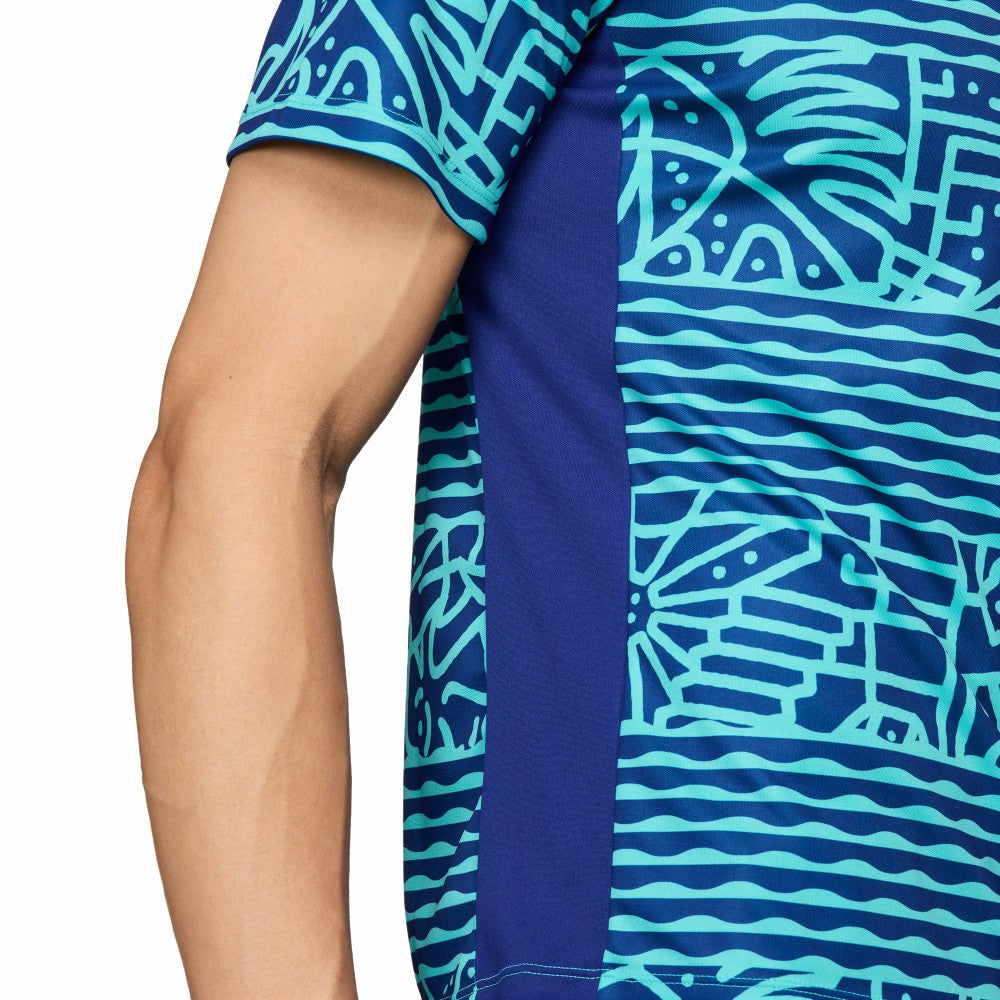 Brazil National Team 2024 Academy Pro Pre-Match Top - Blue for sale