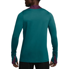 Paris Saint-Germain 2024/25 Strike Drill Performance Quarter-Zip Long Sleeve Top - Teal outlet