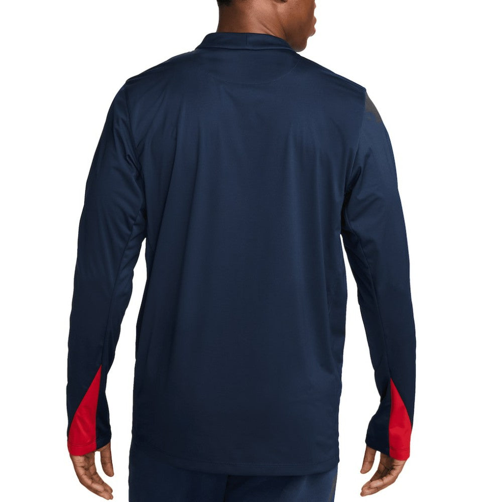 USMNT 2024 Strike Drill Performance Quarter-Zip Pullover Top - Navy shop